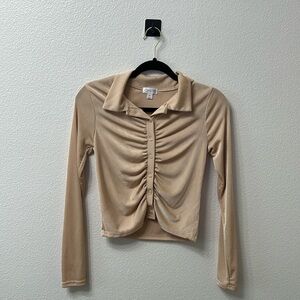 Nude blouse